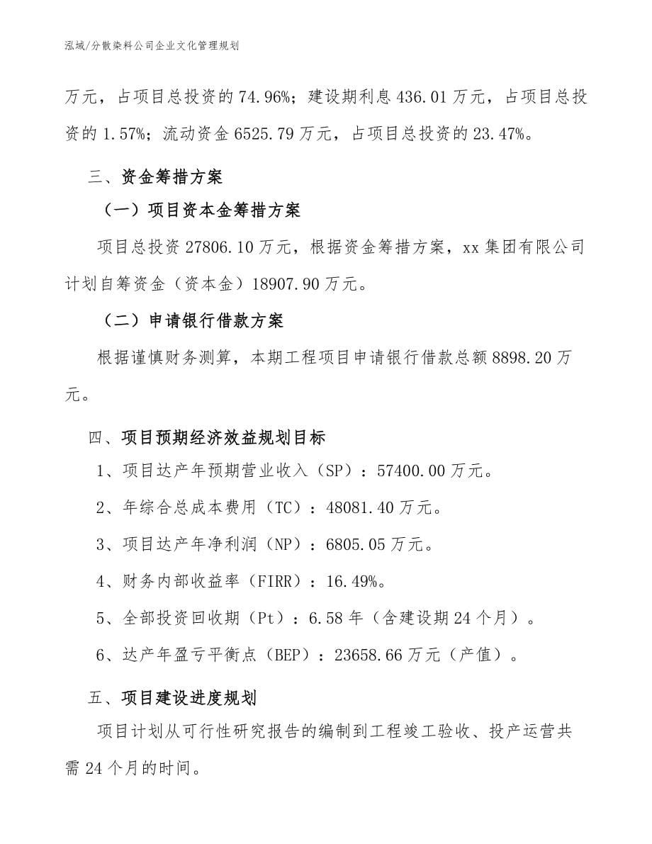 分散染料公司企业文化管理规划_第5页