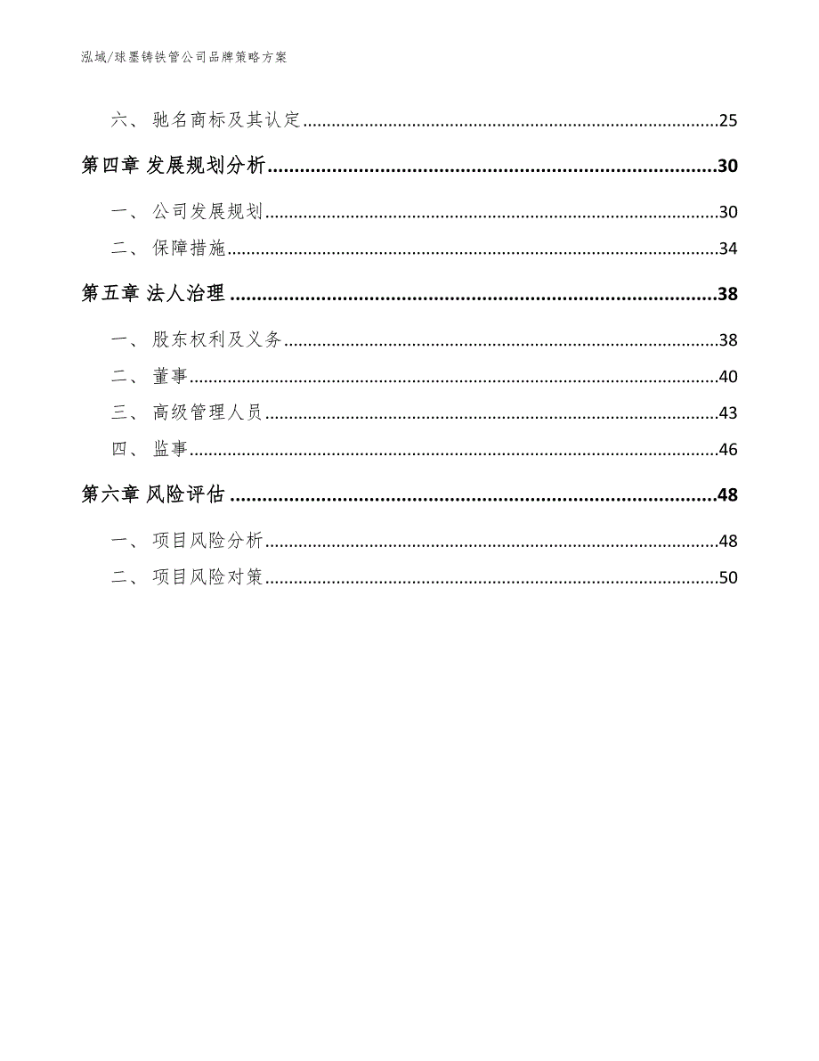 球墨铸铁管公司品牌策略方案【参考】_第2页