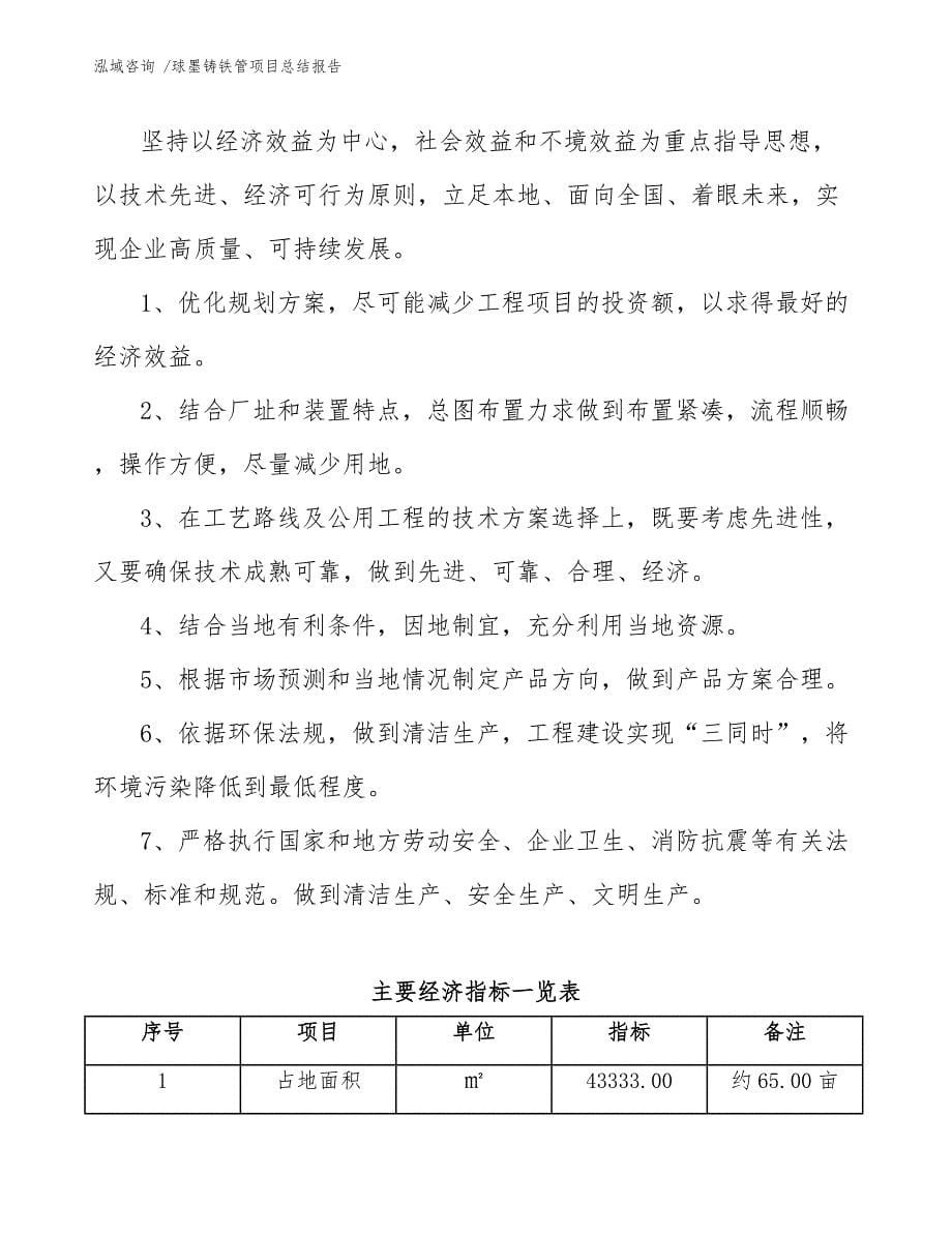 球墨铸铁管项目总结报告_第5页