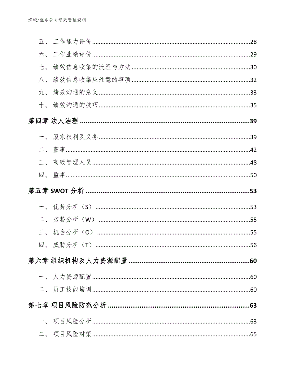 湿巾公司绩效管理规划_第2页