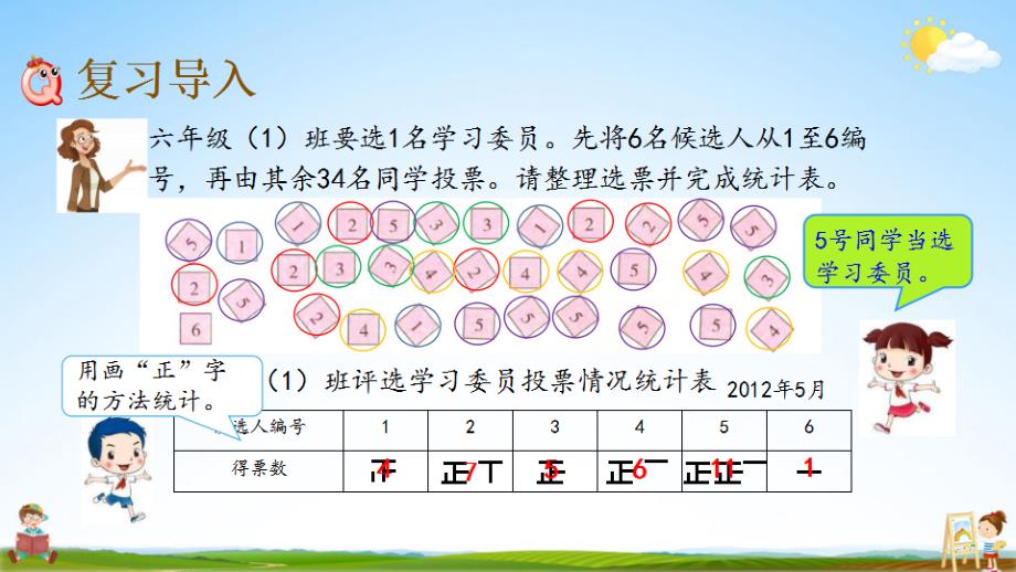 北京课改版六年级数学下册《总复习3-1 统计》课堂教学课件PPT小学公开课_第2页