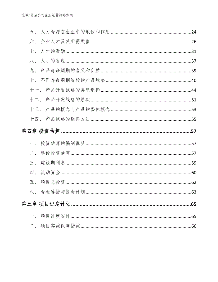 猪油公司企业经营战略方案_参考_第2页