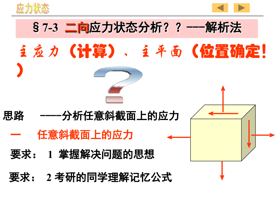 二向应力状态分析-解析法和图解法_第2页