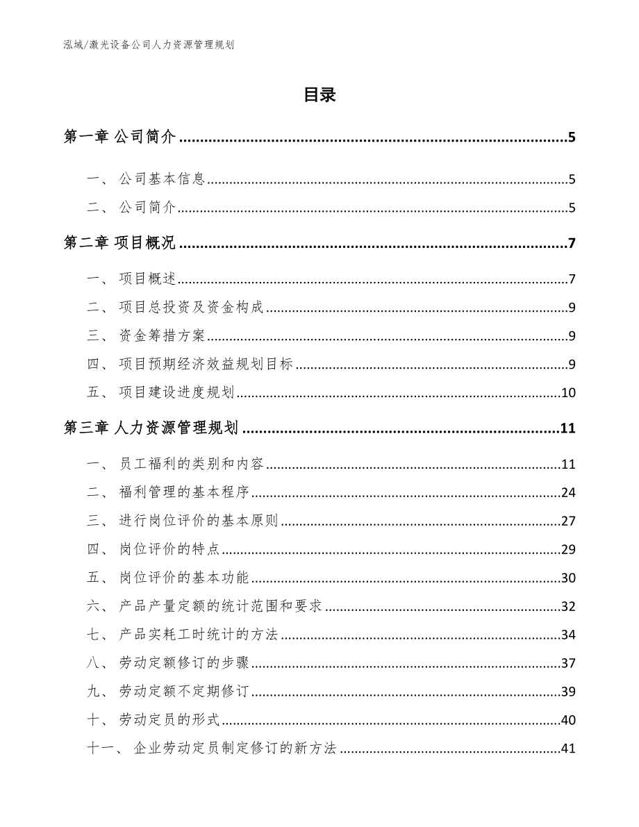 激光设备公司人力资源管理规划【范文】_第2页