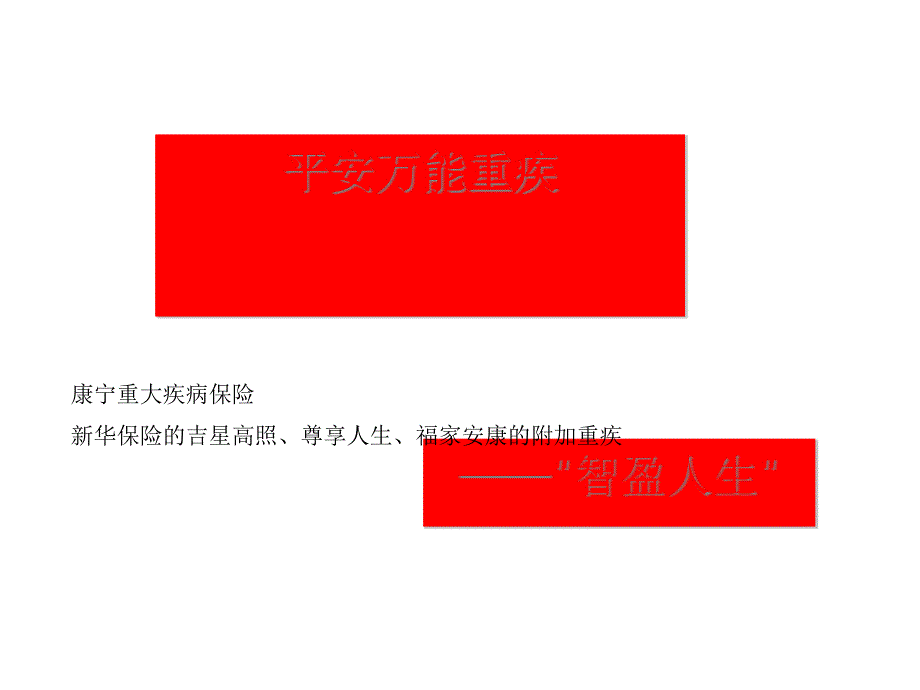 平安万能重疾智赢人生保险详解(powerpoint 39页)_第1页