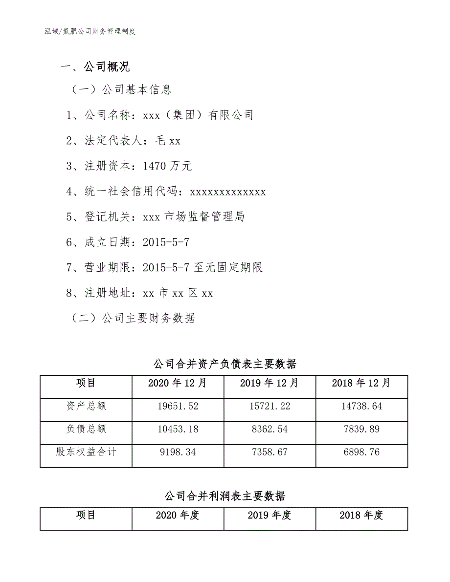 氮肥公司财务管理制度_第3页