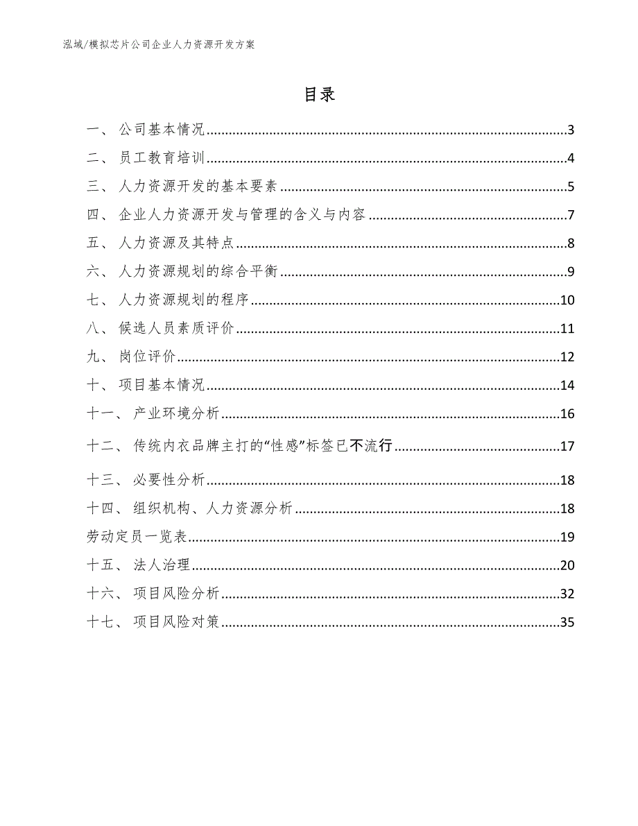 模拟芯片公司企业人力资源开发方案【参考】_第2页