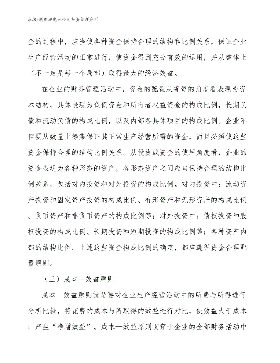 新能源电池公司筹资管理分析（范文）_第4页