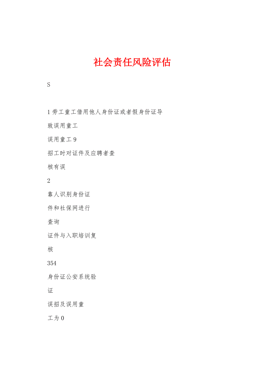 社会责任风险评估_第1页