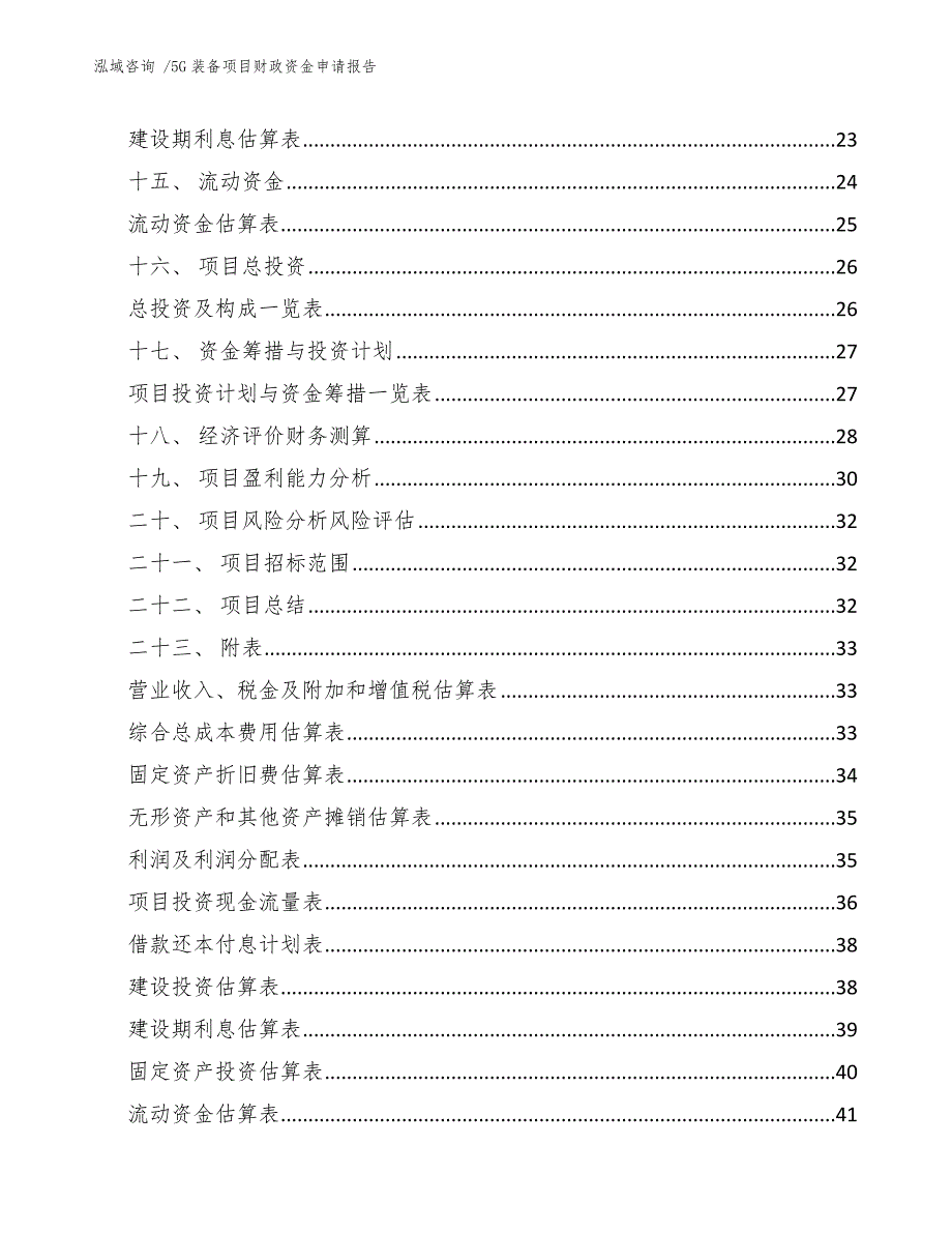 5G装备项目财政资金申请报告【模板参考】_第2页