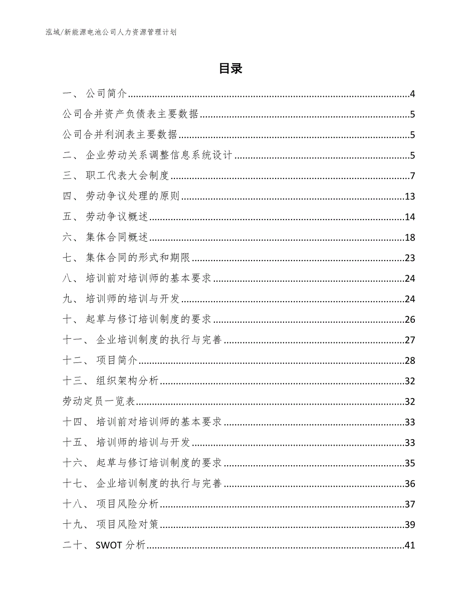 新能源电池公司人力资源管理计划_参考_第2页