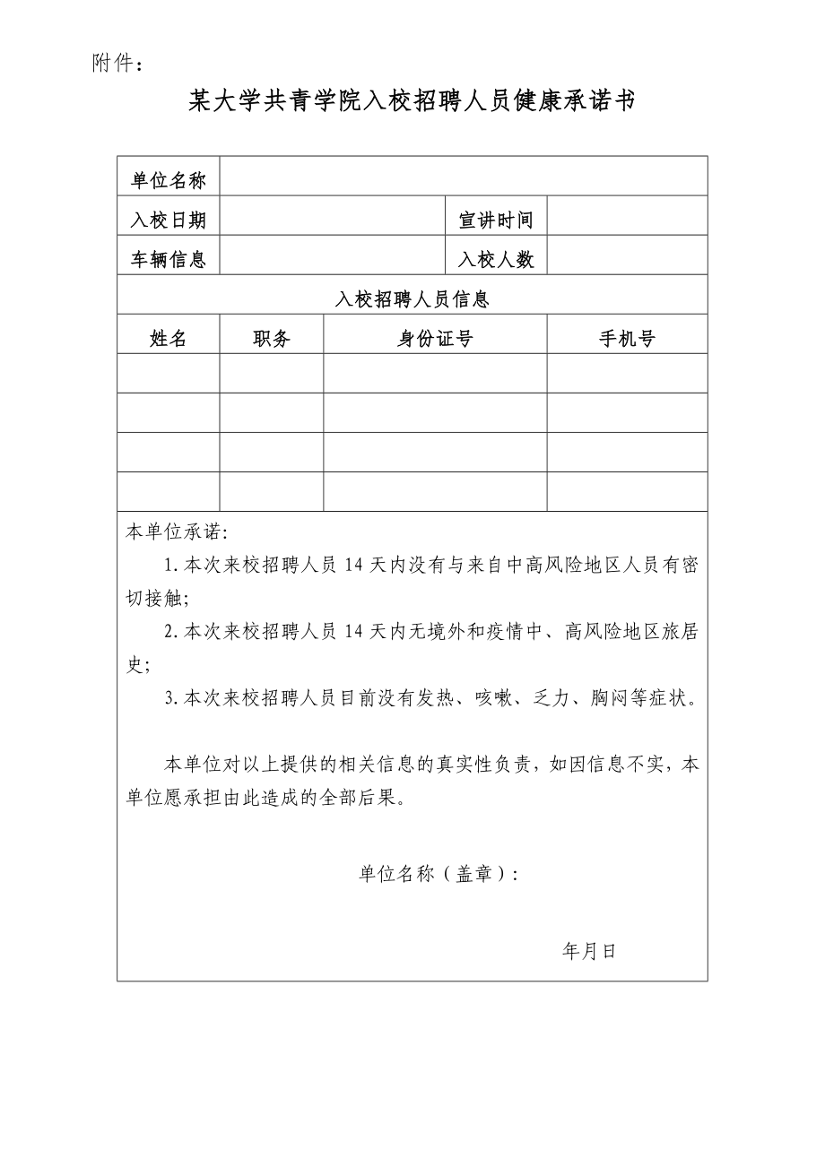 某大学2022届毕业生供需见面洽谈会邀请函(建议收藏)_第4页