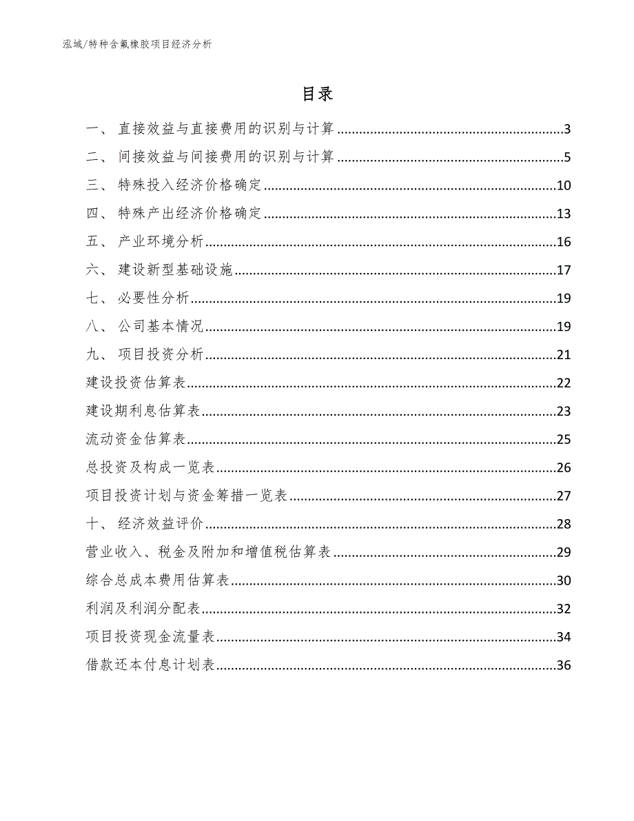 特种含氟橡胶项目经济分析_范文_第2页