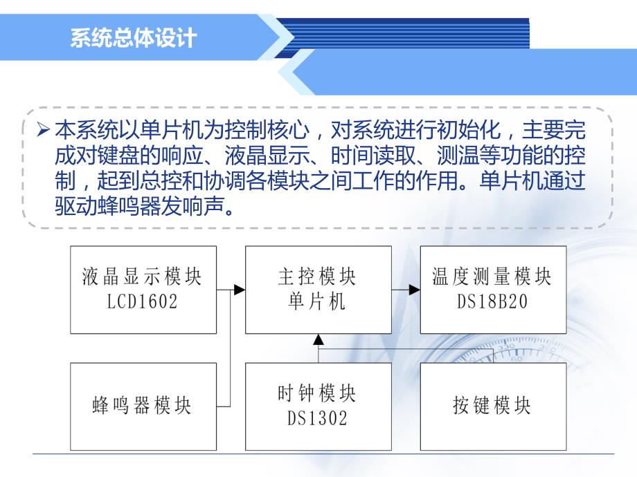 多功能电子万年历毕业论文答辩课件_第4页