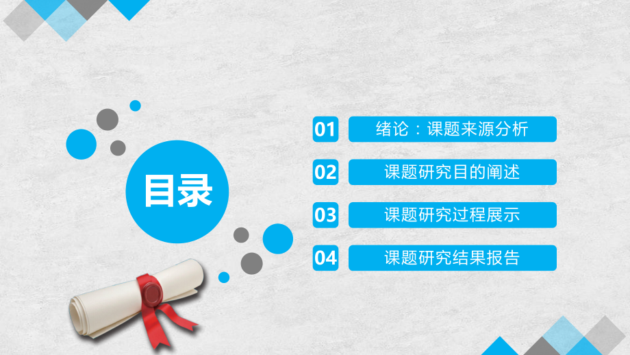 蓝色精美毕业论文答辩学术报告开题报告通用动态PPT模板_第2页