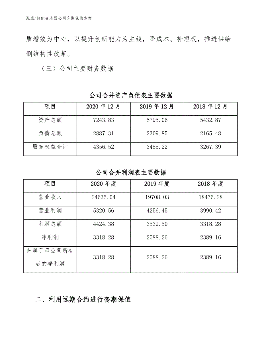 储能变流器公司套期保值方案_范文_第4页