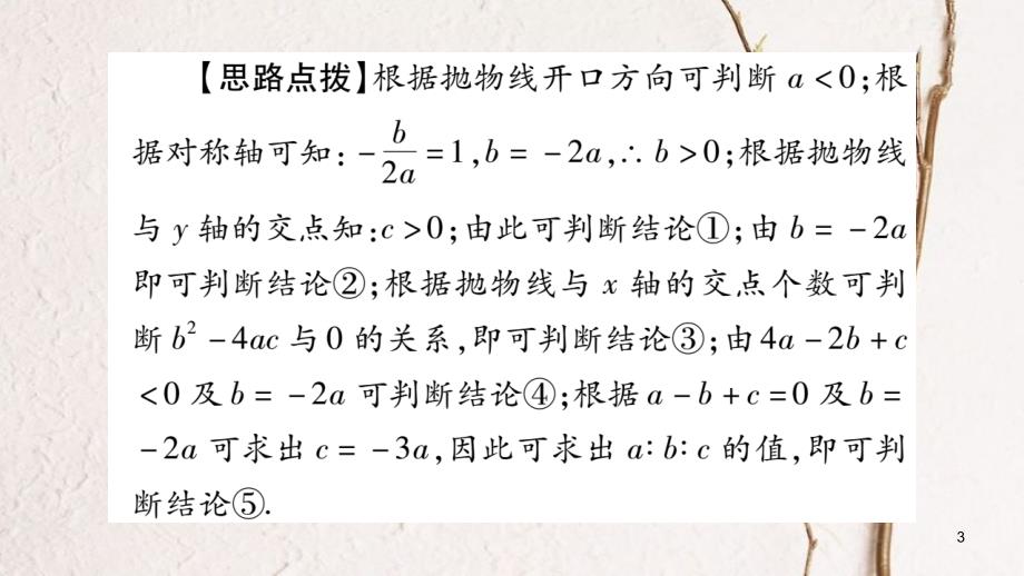 （达州专版）中考数学总复习第三轮压轴题突破重难点3二次函数的图象与性质的多结论题课件_第3页