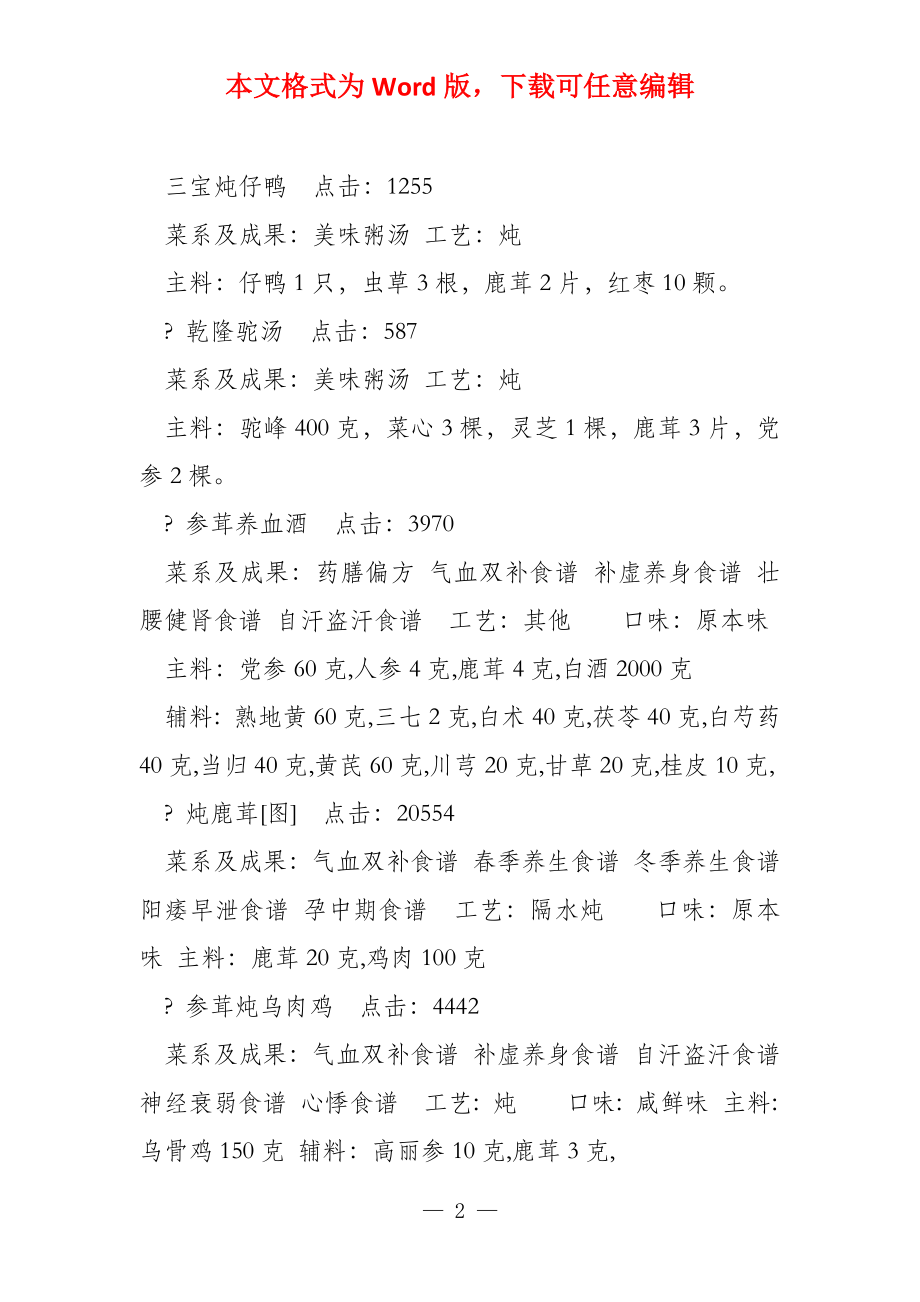 炖鹿茸的做法详细介绍_第2页