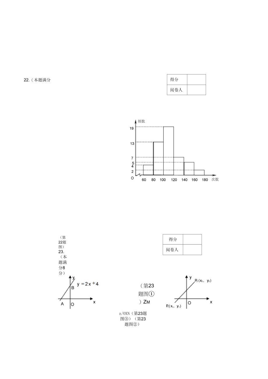 南三县初中毕业生学业诊断性考试数学答题卷_第2页