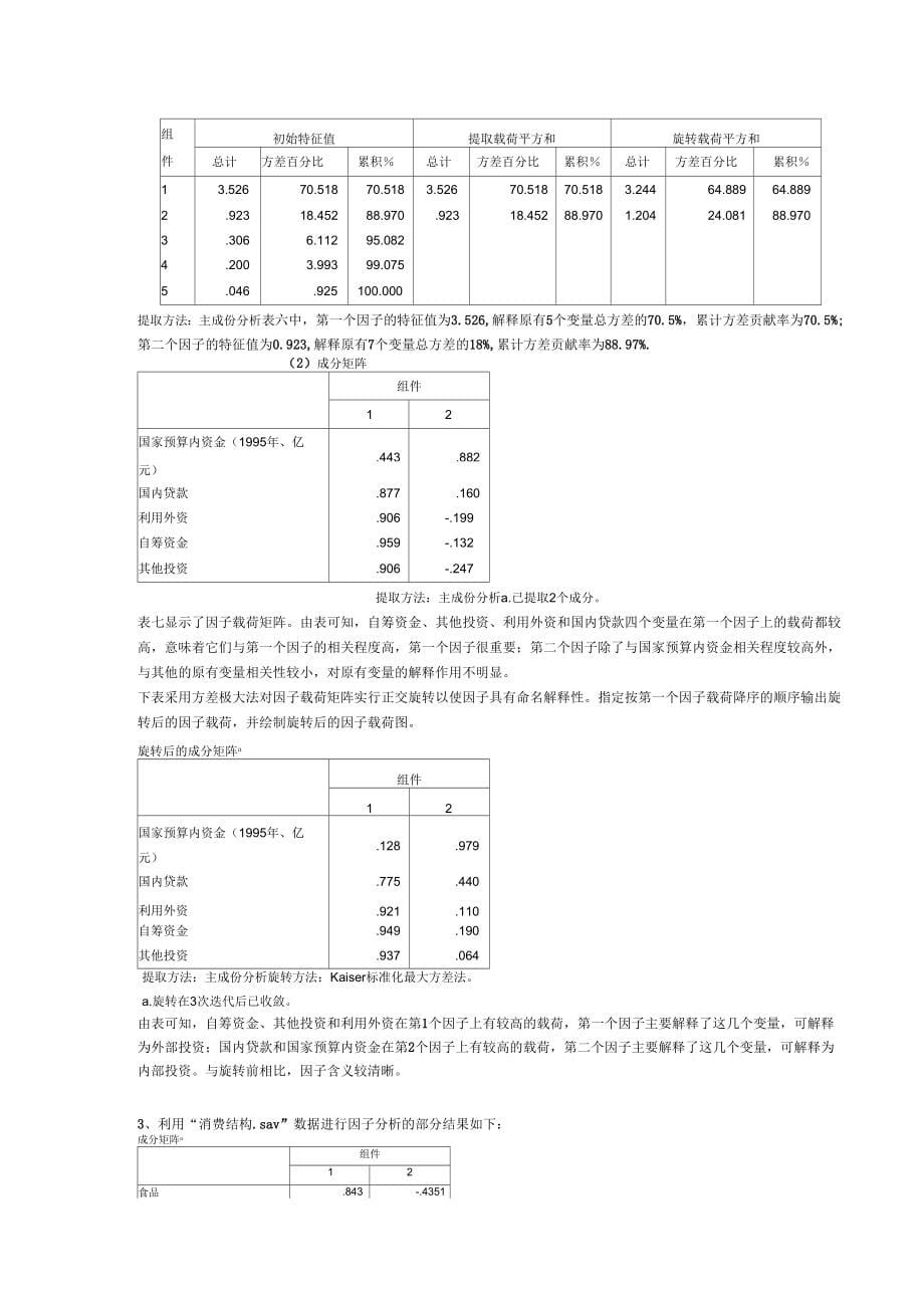 《统计分析与SPSS的应用第五版》课后练习答案第11章.doc_第5页