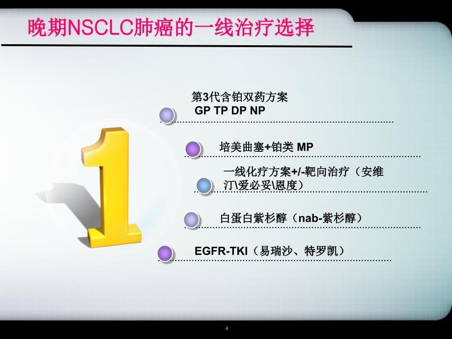 晚期肺癌化疗及靶向药物治疗课件_第4页