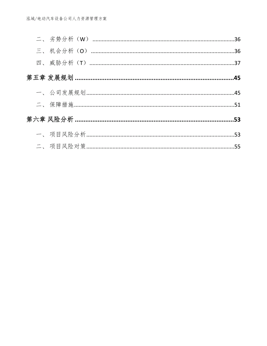 电动汽车设备公司人力资源管理方案（参考）_第3页