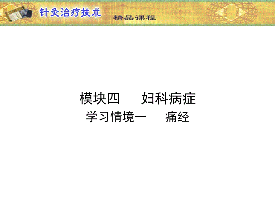 山东中医药高专针灸治疗技术课件04妇科病症-1痛经_第2页