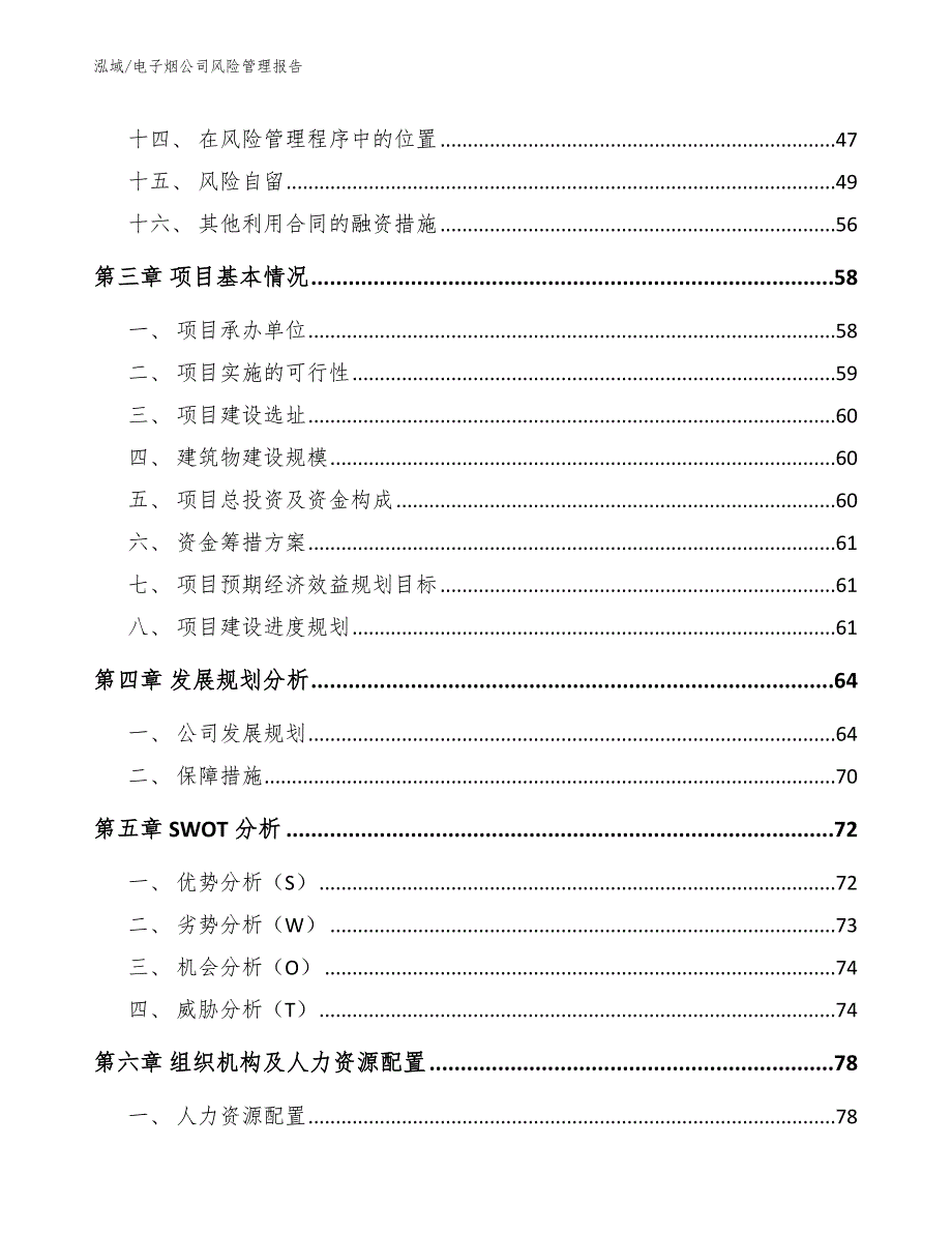 电子烟公司风险管理报告（参考）_第2页