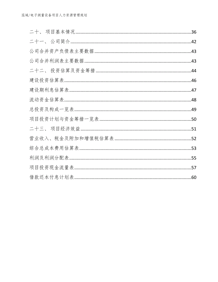 电子测量设备项目人力资源管理规划【参考】_第2页