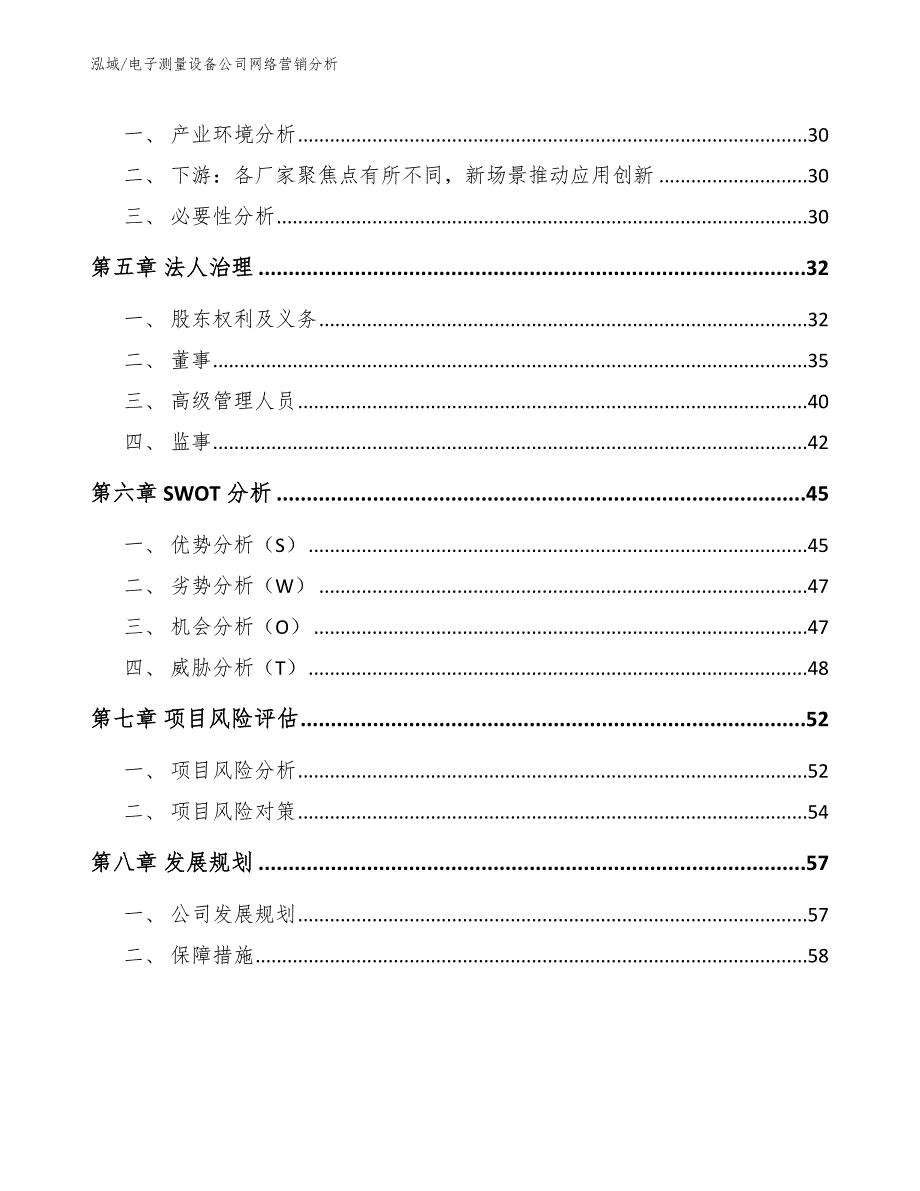 电子测量设备公司网络营销分析_参考_第2页