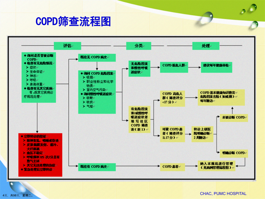 COPD慢性阻塞性肺病培训技术Ppt_第4页