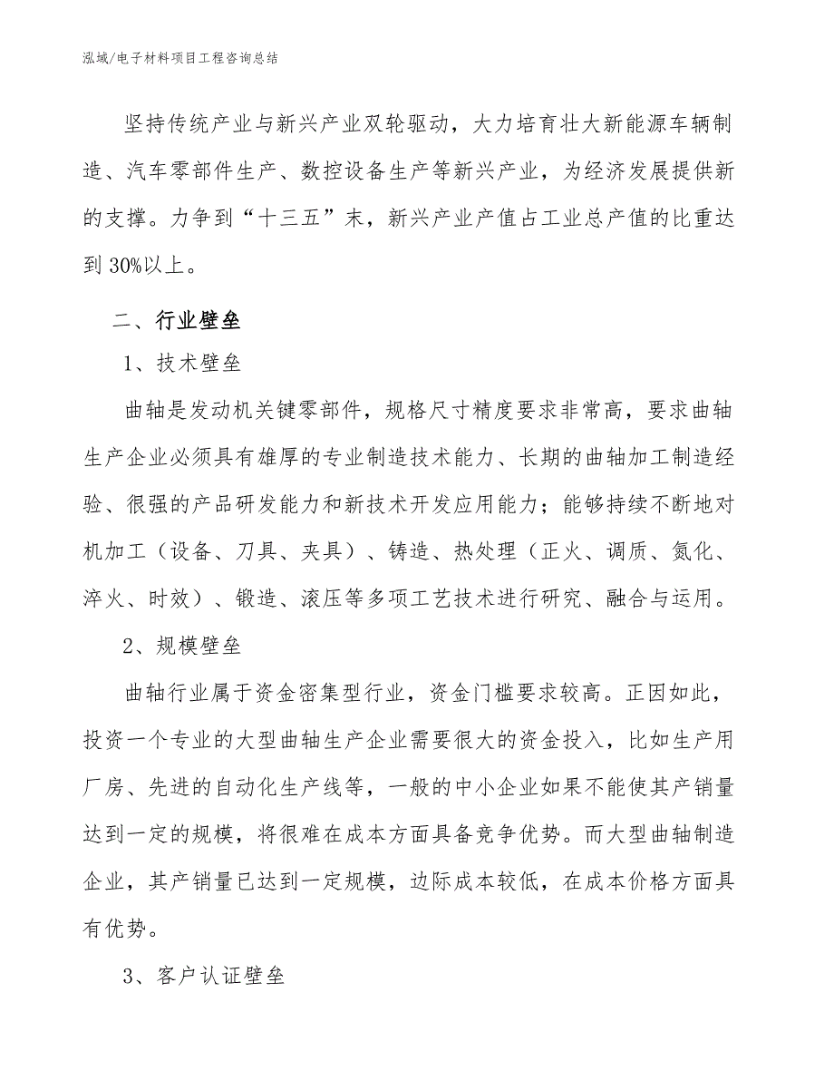 电子材料项目工程咨询总结（范文）_第4页