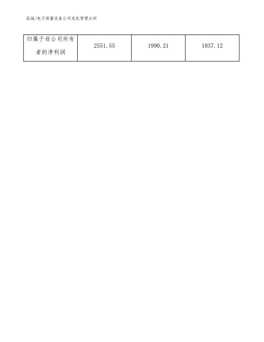 电子测量设备公司危机管理分析_第5页