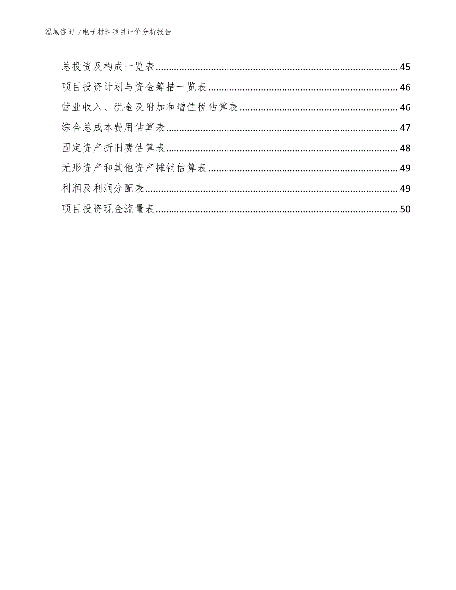 电子材料项目评价分析报告_第4页