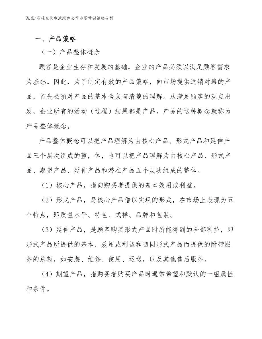 晶硅光伏电池组件公司市场营销策略分析_第2页