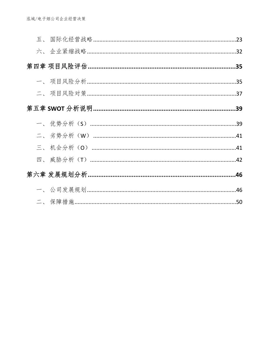 电子烟公司企业经营决策_参考_第2页