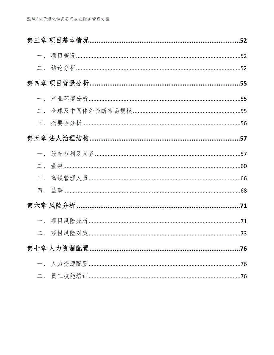 电子湿化学品公司企业财务管理方案_范文_第2页