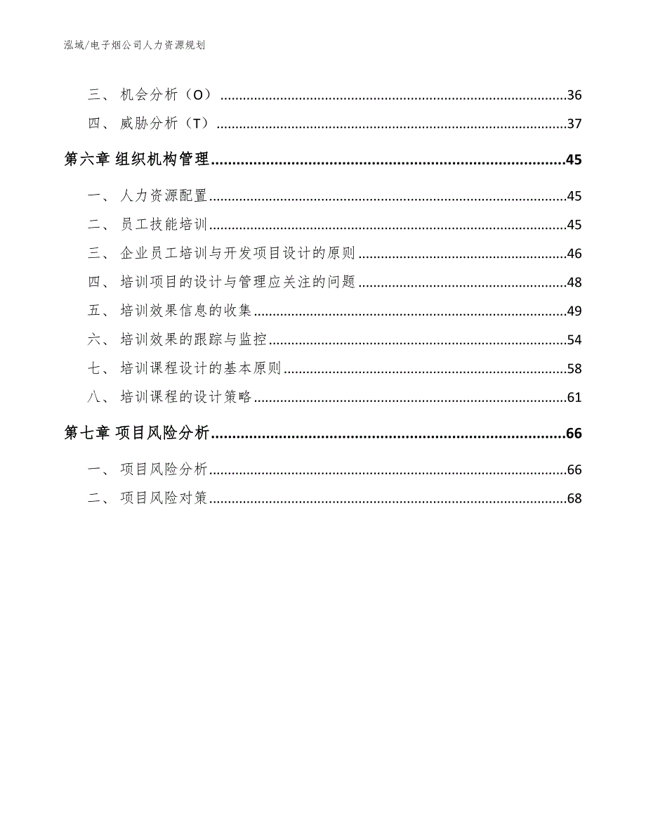 电子烟公司人力资源规划【参考】_第3页