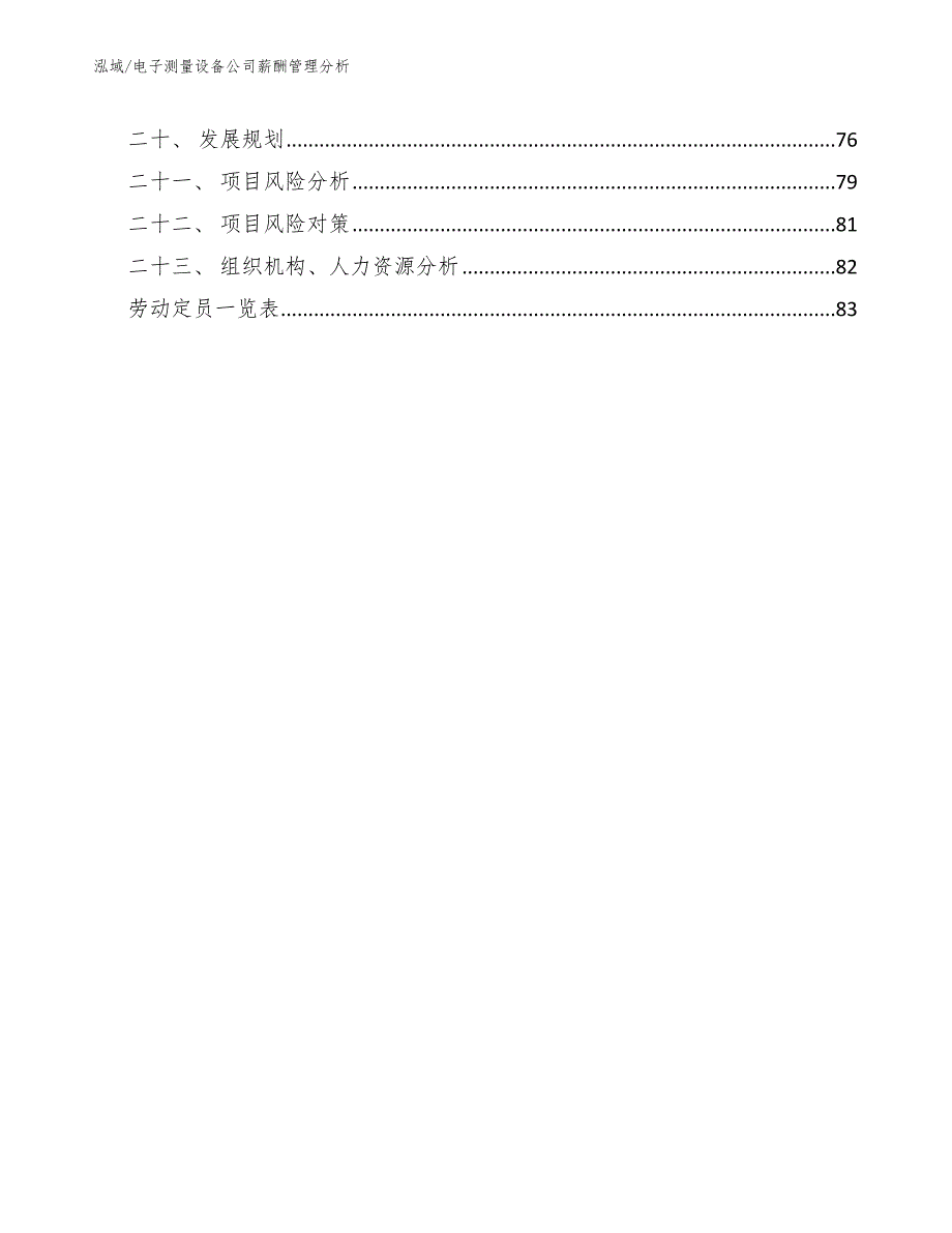 电子测量设备公司薪酬管理分析_参考_第2页