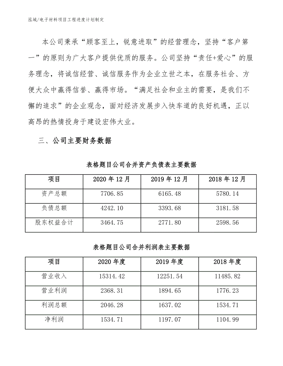 电子材料项目工程进度计划制定_第4页