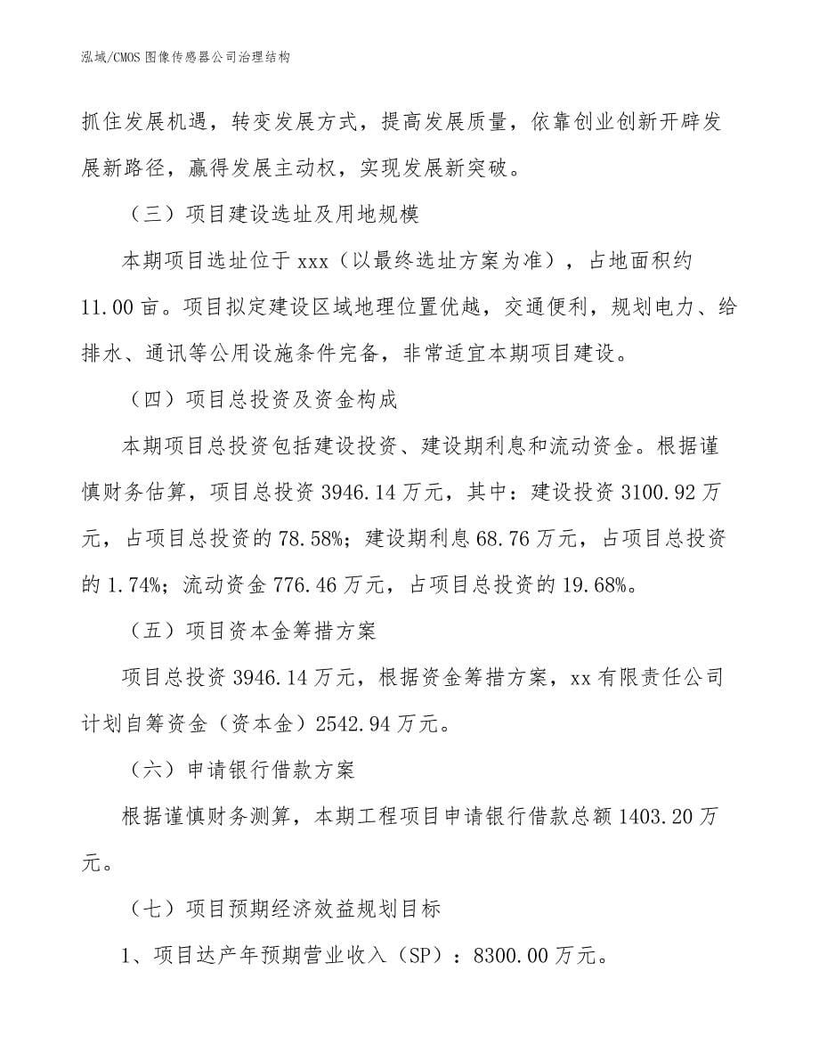 CMOS图像传感器公司治理结构【参考】_第5页