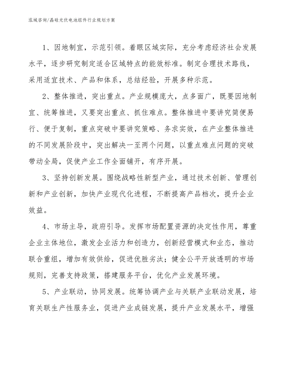 晶硅光伏电池组件行业规划方案（审阅稿）_第2页