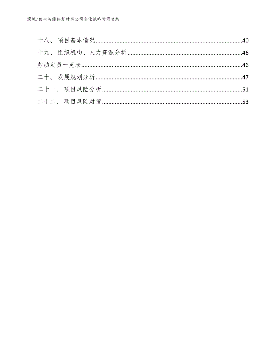 仿生智能修复材料公司企业战略管理总结_第2页