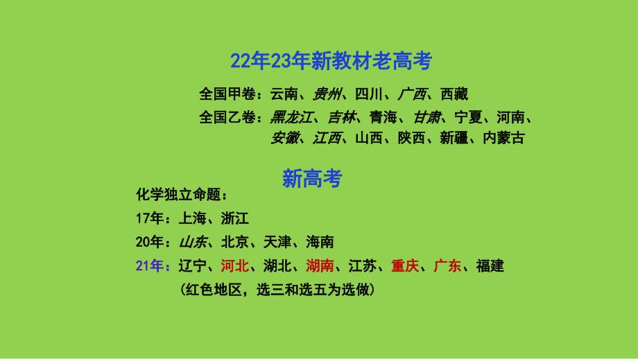 2022年高考化学重难点分析及备考复习策略_第3页