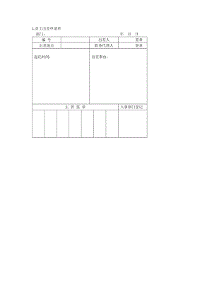 办公室管理制度出差管理表格