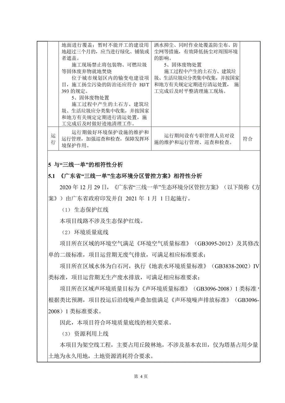 罗定市100兆瓦光伏复合项目接入系统工程环境影响报告表_第4页