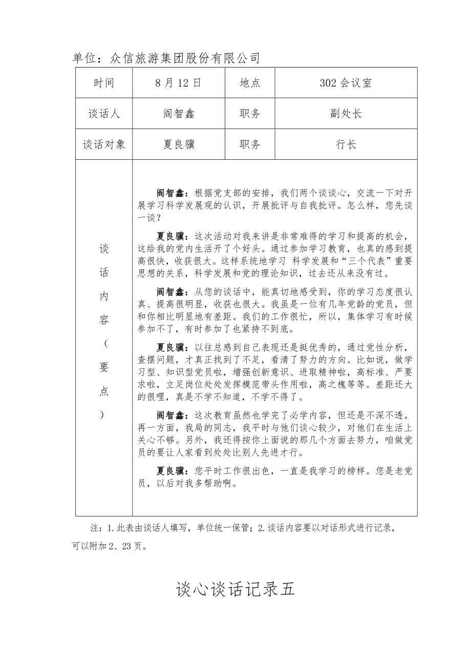 2022年谈心谈话卡 绝对精品_第4页