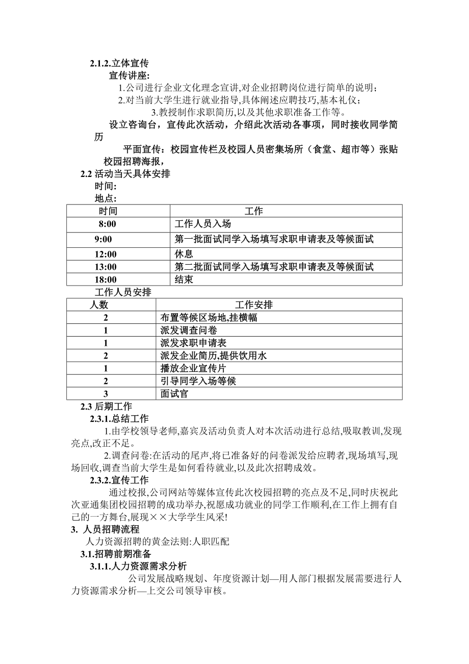 【模板】大型招聘项目策划方案模板3_第3页