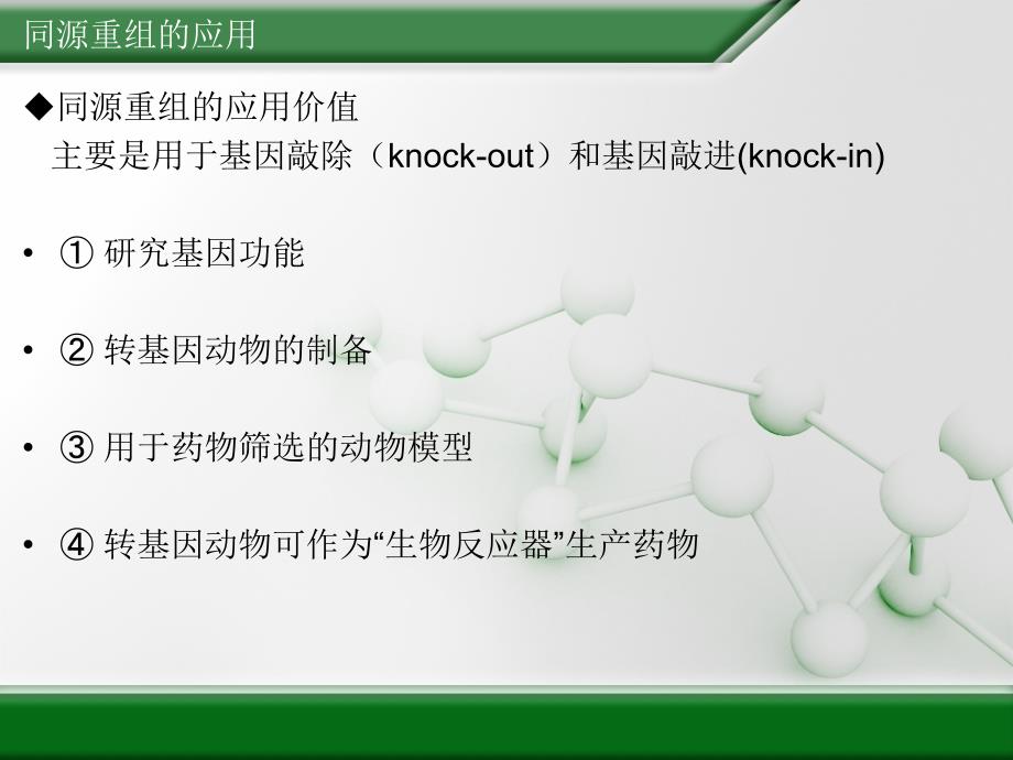 同源重组的应用专题讲义（powerpoint 20页）_第3页