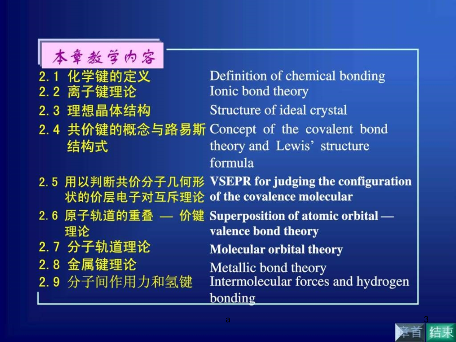 大学普通化学第二章-化学键与分子结构课件_第3页